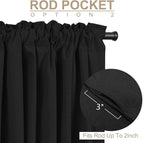 100% Blackout Shield Linen Blackout Curtains - Image 4