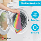 Orighty Microfiber Cleaning Cloth Bulk, 100 Pack Cleaning Rags, 12 x 11 in