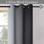 SimpleHome Ombre Room Darkening Curtains 36 inches Length - Image 4