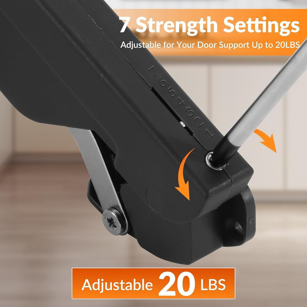 HBL' Lid Support Hinges with Soft Close, Adjustable Strength, 20LBS Support
