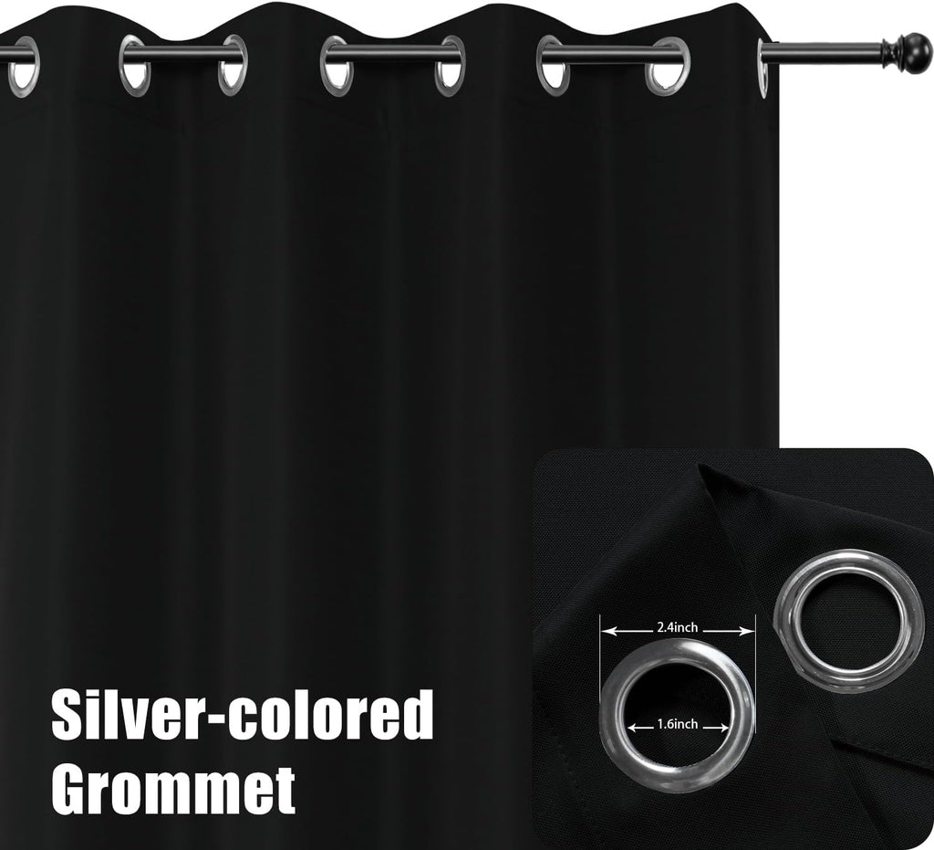 BONZER Outdoor Curtains for Patio Water Resistant