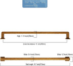 9BUILD 2 Pack 5 Inch Champagne Bronze Cabinet Handles,Kitchen Hardware