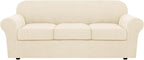 H.VERSAILTEX 4 Piece Stretch Sofa Covers by HVERSAILTEX