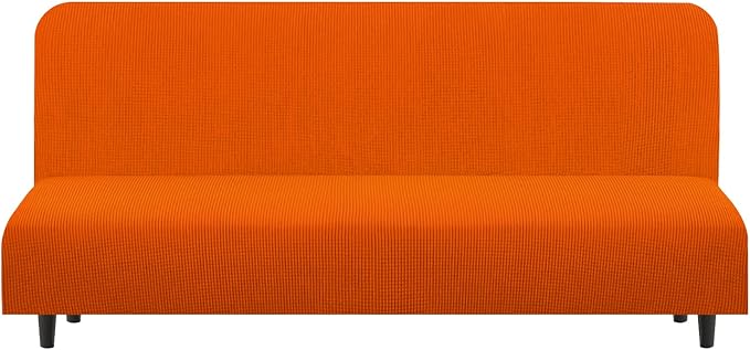 U-NICE HOME Stretch Futon Cover Armless Bed Slipcover by U-NICEHOME