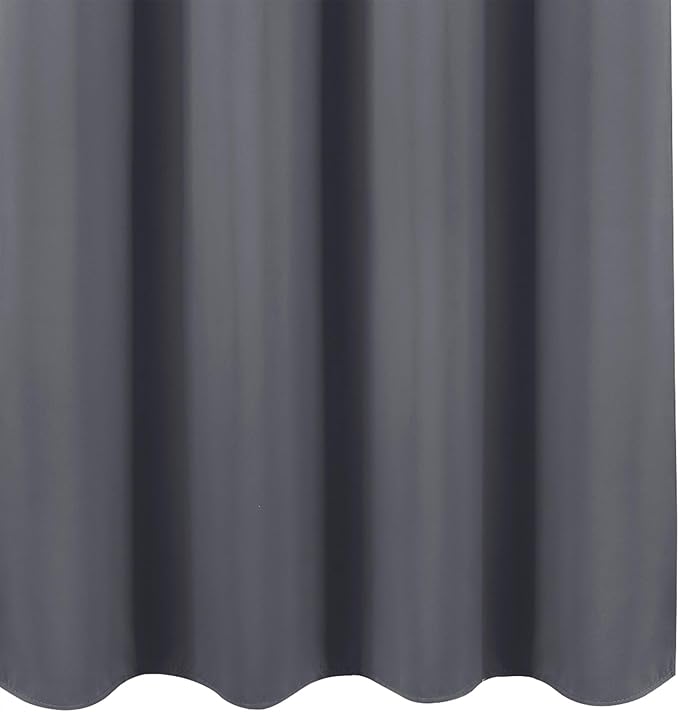 LEMOMO Blackout Curtains 52 x 120 Inch Long Grey Curtains Set of 2 Panels Room - Image 8