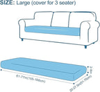 Smiry Printed Couch Cushion Covers, Stretch Soft Couch Covers - Image 6