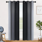 SimpleHome Ombre Room Darkening Curtains - Image 2