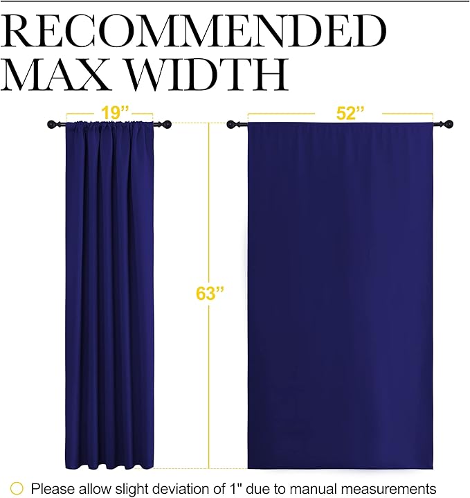 NICETOWN Curtains Blackout Draperies - Image 8