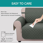 U-NICE HOME Loveseat Sofa Cover Reversible Couch Covers - Image 5