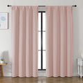 Simplebrand Ava Blush Blackout Curtains by Simplebrand