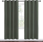 NICETOWN Dark Mallard Blackout Curtain Panel Grommet - Image 2