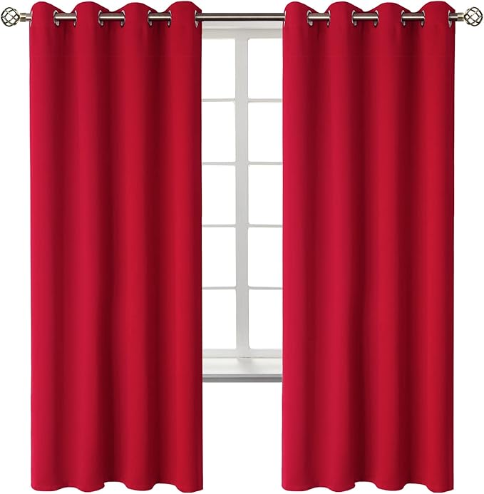 BGment Room Darkening Curtains 72 Inches Long by BGment