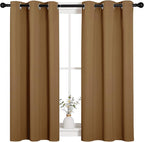 NICETOWN Sleek Blackout Curtains 45 inches Length - Image 2