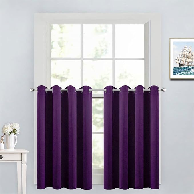 Yakamok Kitchen Bathroom Window Curtains by Yakamok