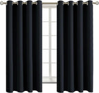 BGment Black Blackout Curtains for Bedroom by BGment