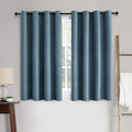 MIULEE Linen Texture Curtains for Bedroom Solid 100% Blackout Thermal Insulated by MIULEE