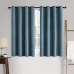 MIULEE Linen Texture Curtains for Bedroom Solid 100% Blackout Thermal Insulated by MIULEE
