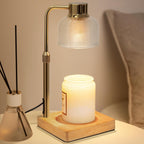 Candle Warmer Lamp with Timer: Birthday Gifts for Women Mom Her - Gold