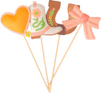 ban.do Decorative Plant Stakes for Pots, Cowgirl Icons