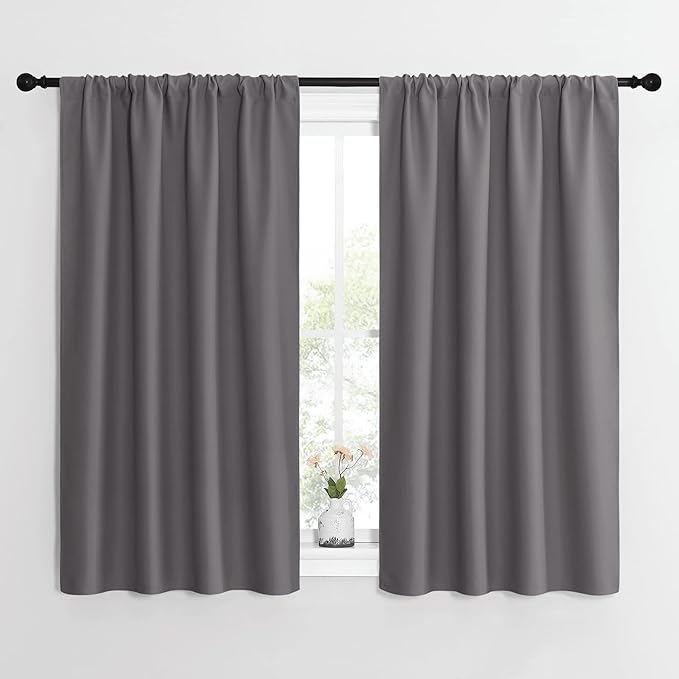 NICETOWN Grey Window Curtains for Bedroom by NICETOWN