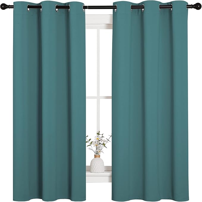 NICETOWN Thermal Insulated Solid Grommet Blackout Curtains/Drapes/Panels - Image 2