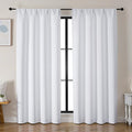 Simplebrand Ava Pure White Curtains by Simplebrand