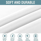 H.VERSAILTEX White Curtain 84 inches Long - Image 8