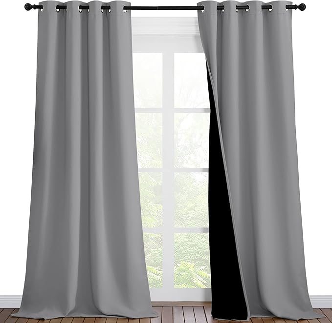 NICETOWN Total Shade Curtains and Draperies, Heavy-Duty Full Light Shading by NICETOWN