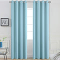 Yakamok Blackout Curtains for Bedroom, Grommet Thermal Insulated Room Darkening by Yakamok