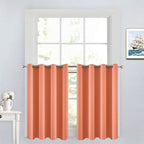 Yakamok 36 Inch Short Blackout Curtains Panels by Yakamok