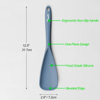 Silicone Cooking Spoon Spatula For Non-stick Cookware,12.6" Starry Blue