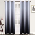 SimpleHome Gradient Color Ombre Blackout Curtains Thickening Polyester Thermal by SimpleHome