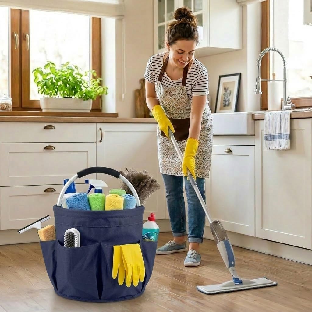 Cleaning Caddy For Cleaning Supplies Organizer Bucket