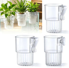 Aquarium Plant Holder, 3 Pack Clear Hanging Hydroponic Plant Basket