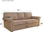 Easy-Going Stretch Oversized Sofa Slipcover 1-Piece Sofa Cover Furniture - Image 3