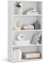 VASAGLE 4-Tier Bookshelf, Storage Organizer, 23.6 x 9.5 x 42.4 Inches