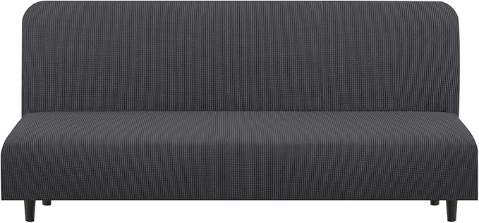 U-NICE HOME Stretch Futon Cover Armless Bed Slipcover by U-NICEHOME