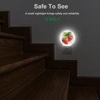 Strawberry Night Light, Night Lights Plug into Wall Dusk to Dawn Sensor