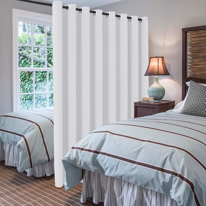 H.VERSAILTEX Patio White Curtains 100x84 Inches - Image 2