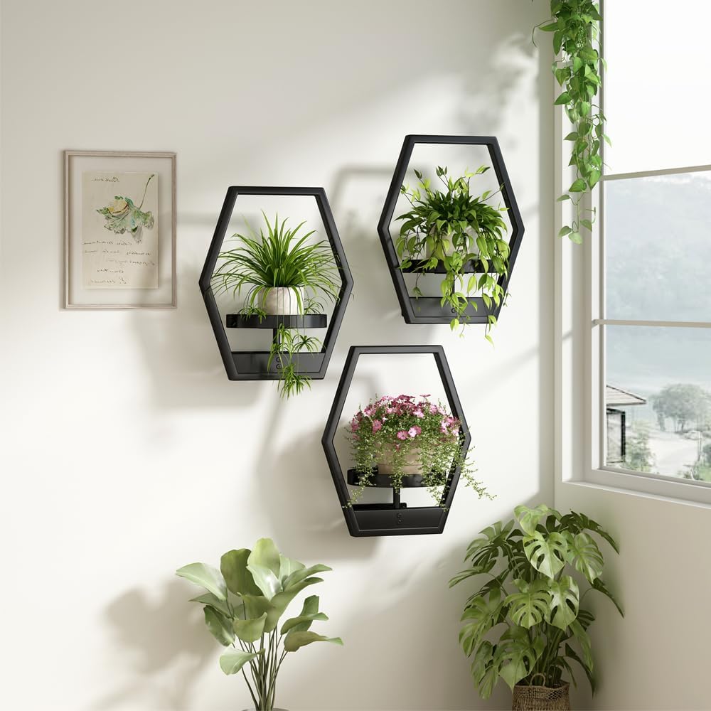 Wall Plant Holde Metal Hanging Planters Plant Stand Indoor Hanger