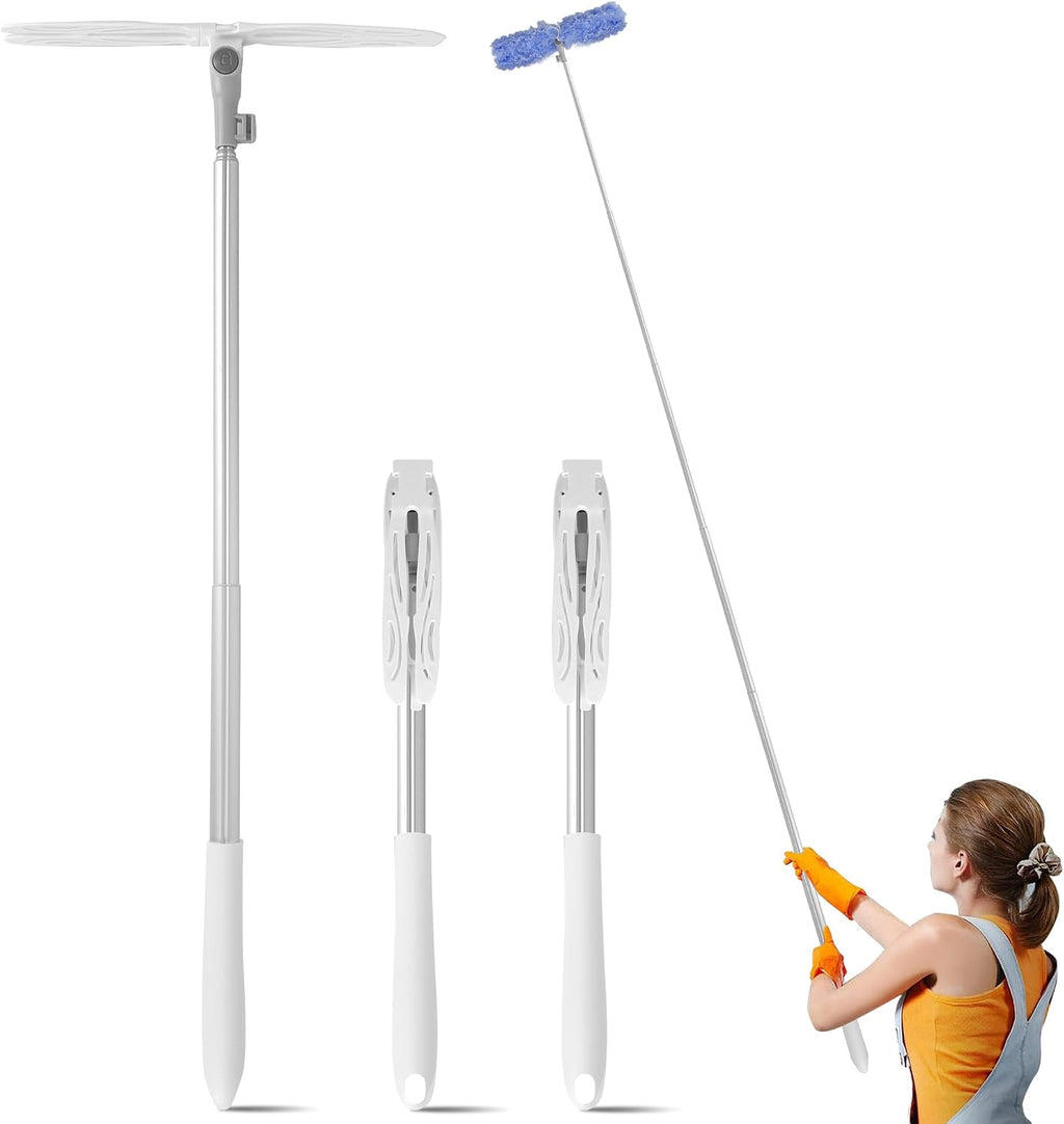 Duster Extended Handle & Long Duster, Compatible with Swiffer, 65.7"