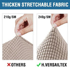 4 Piece Stretch Sofa Covers for 3 Cushion Couch Covers Furniture Slipcovers - Image 5