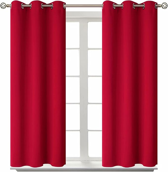 BGment Room Darkening Curtains 45 Inches Long by BGment