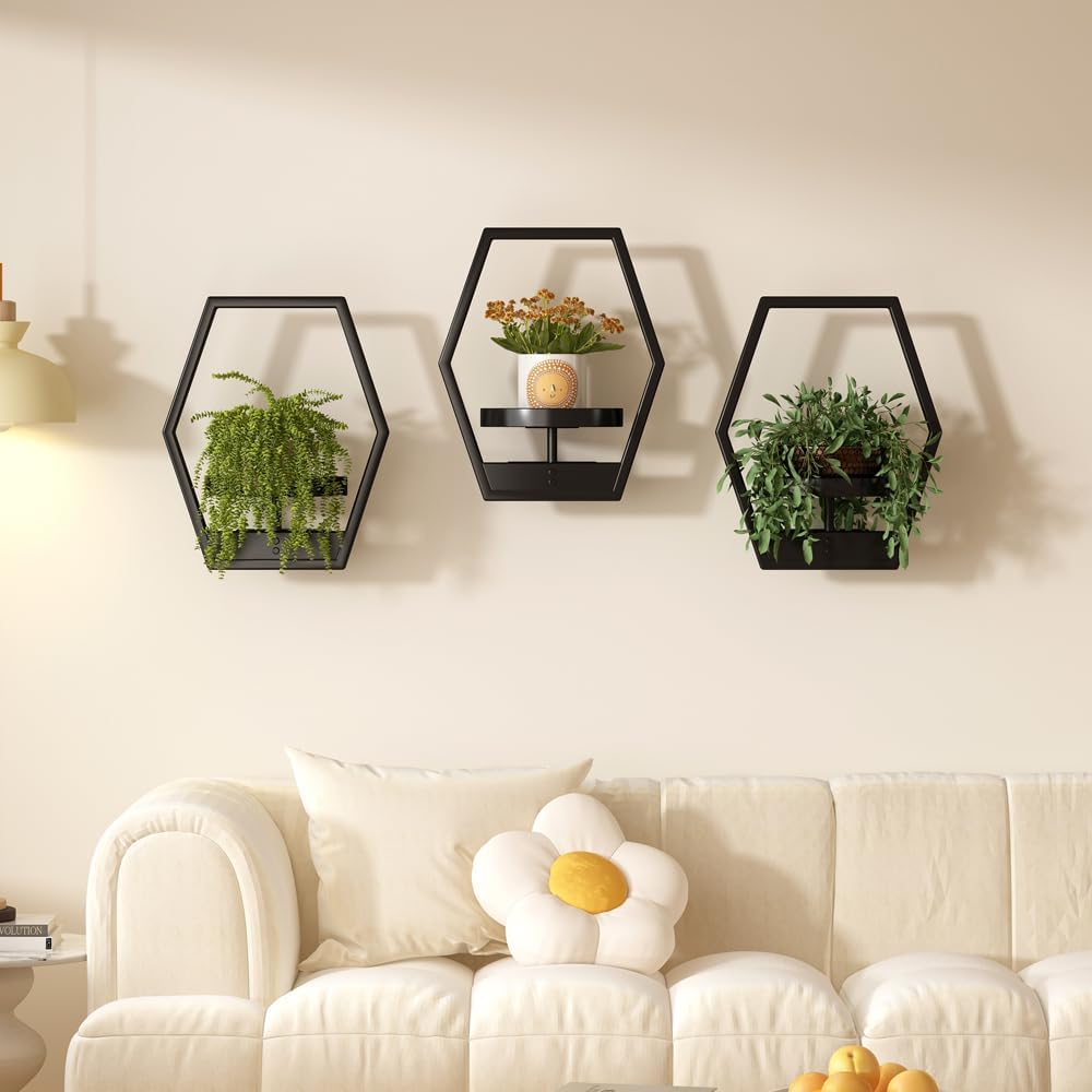 Wall Plant Holde Metal Hanging Planters Plant Stand Indoor Hanger