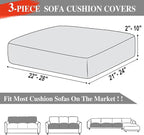 Couch Cushion Covers Seat Cushion Cover Stretch Couch Cover Separate Sectional - Image 6