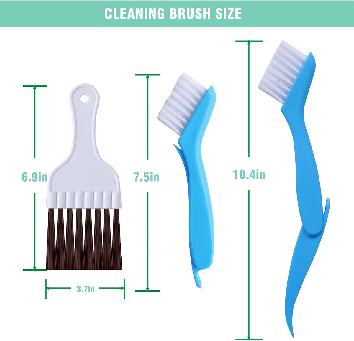 10 Pcs Air Conditioner Fin Comb Cleaner kit AC Coil Cleaning Brush 5 Different Fin Combs Condenser Fin Straightener AC Evaporator Comb Radiator Repair Clean Tool (Multicolor)