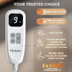 Heated Blanket Throw Blanket - Fast Heating Electric Blanket, Soft Heated Throw with 4 Time Settings,10 Heating Settings, Warm Gifts for Women Mom Grandma(50" x 60" Cow Print Apricot)