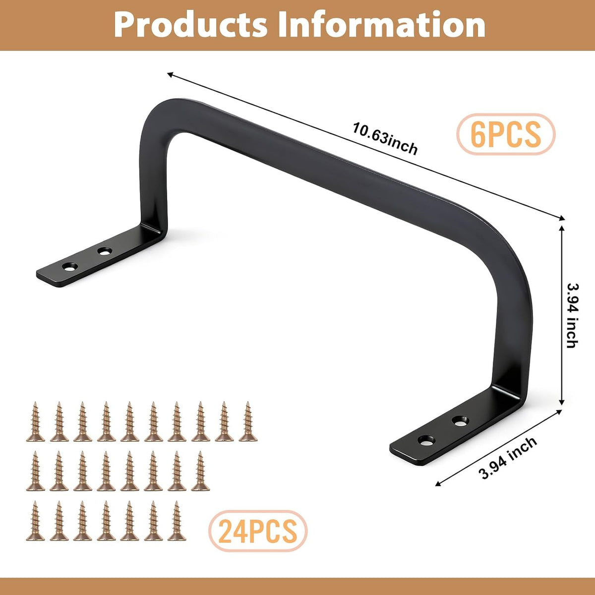 SHENLIU 6Pcs Mattress Retainer Bar, Adjustable Metal Mattress Slide Stopper