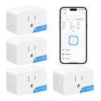 SONOFF S61s Matter Smart Plug 15A Wi-Fi Outlet with Energy Monitoring 4pack