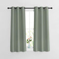 NICETOWN Blackout Sage Green Curtains 54 inches Long 2 Panels Set by NICETOWN